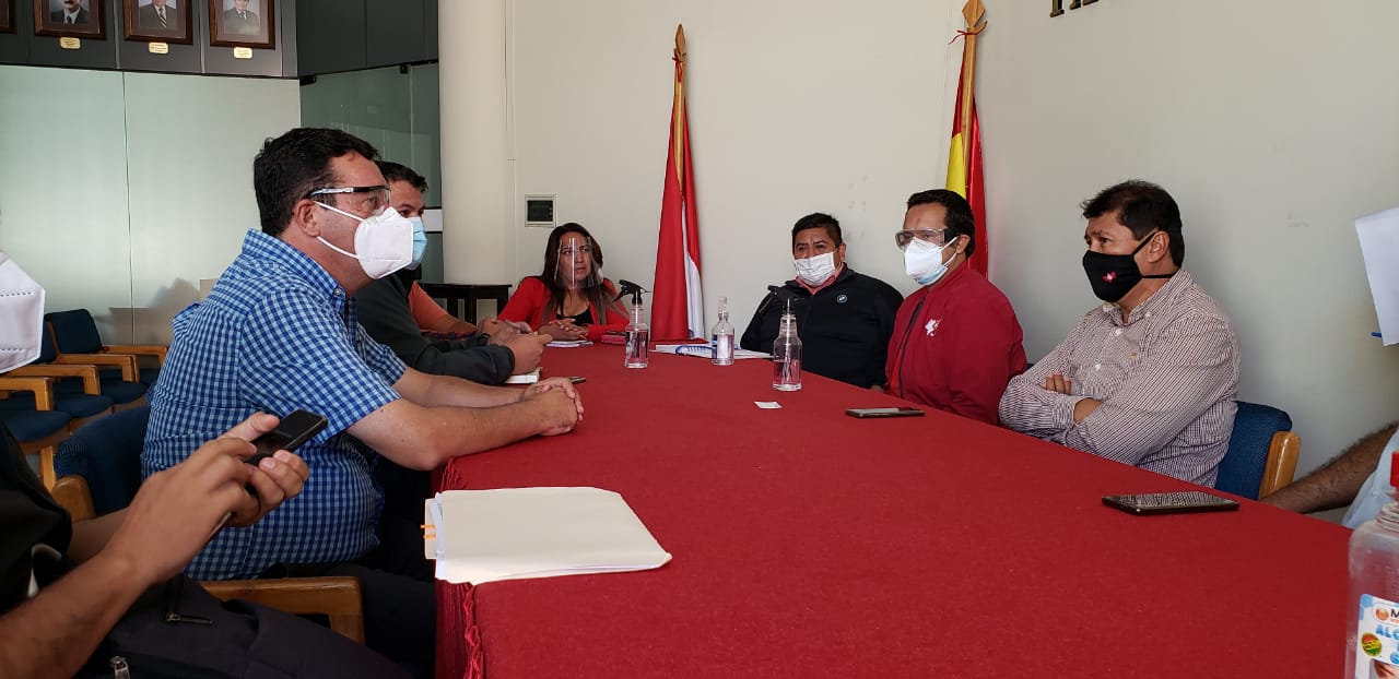 FPS e instituciones coordinan ejecución de proyectos de reactivación para Tarija