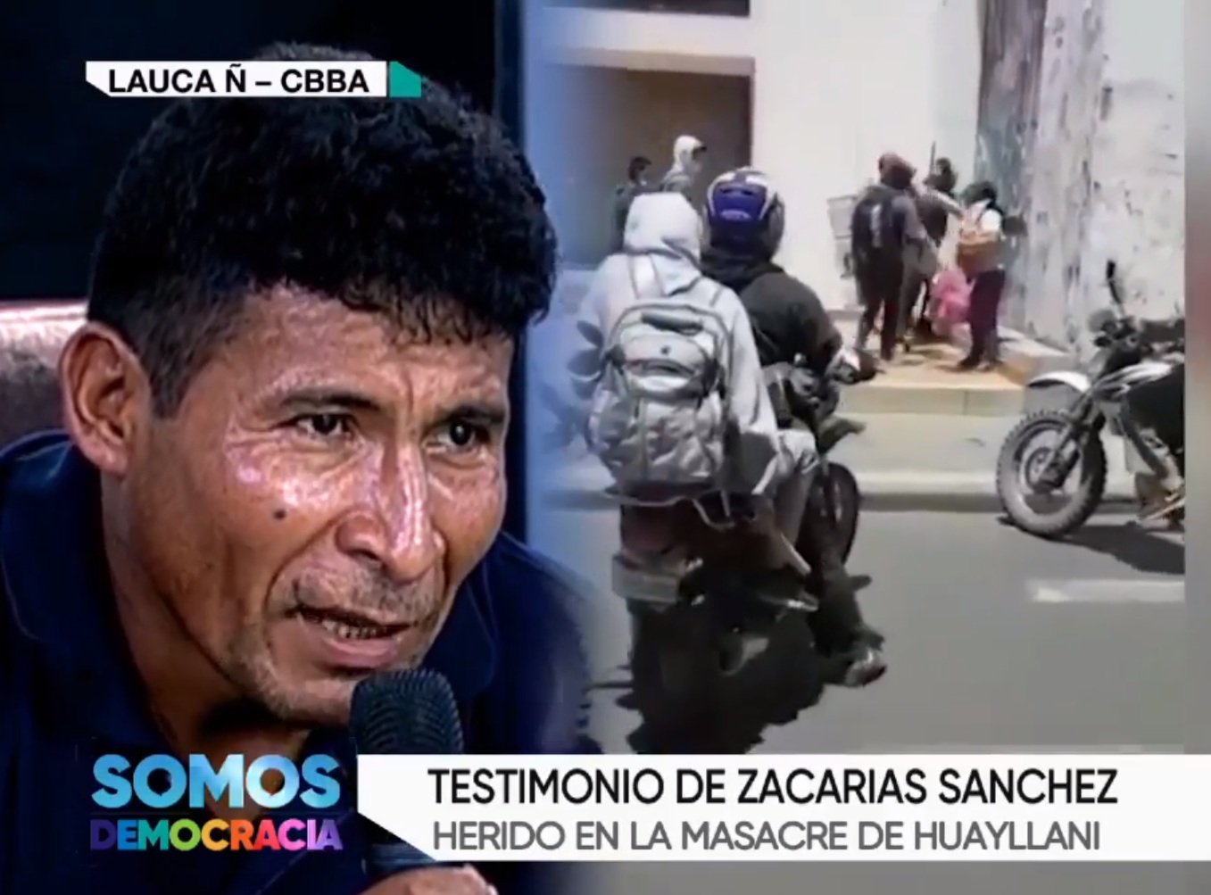 Zacarías Sánchez recibió una bala en el pecho durante el golpe de 2019, se desmaya con frecuencia y ya no puede trabajar