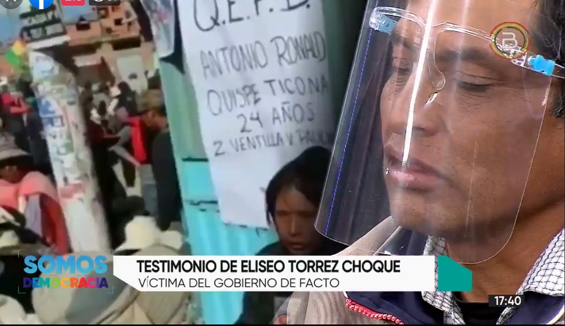 Víctima del gobierno de facto: “Nos encerraron a 15 personas en un ambiente de dos por dos”