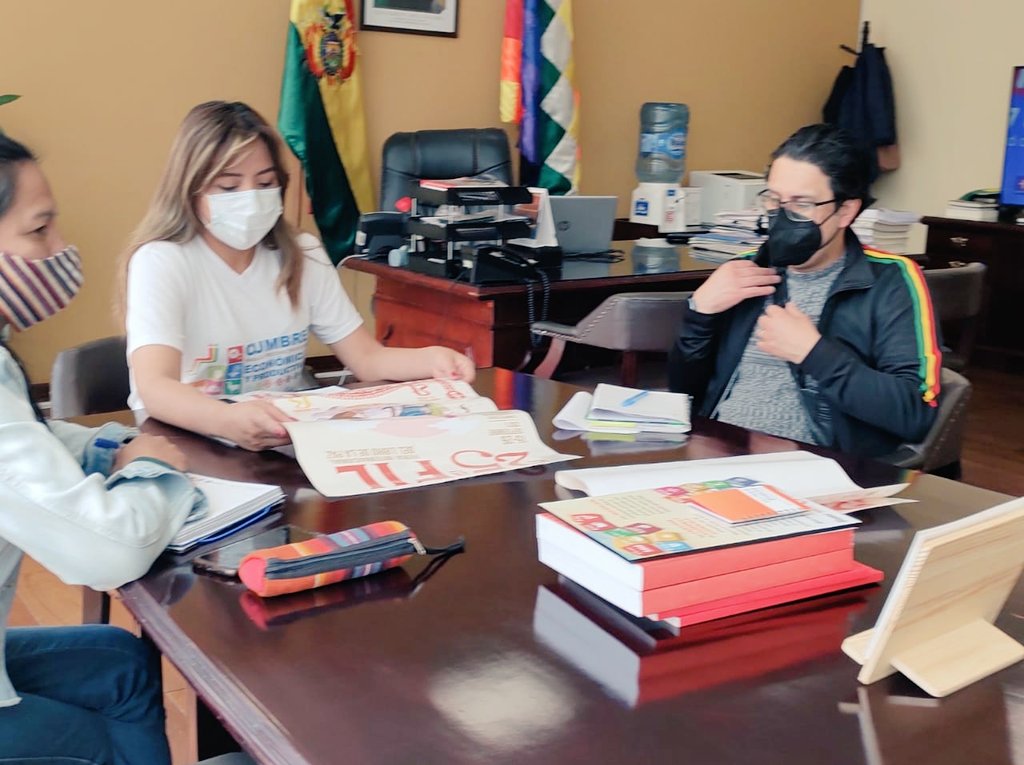 Viceministra invita a participar de la Feria Internacional del Libro de La Paz, del 15 al 26 de este mes