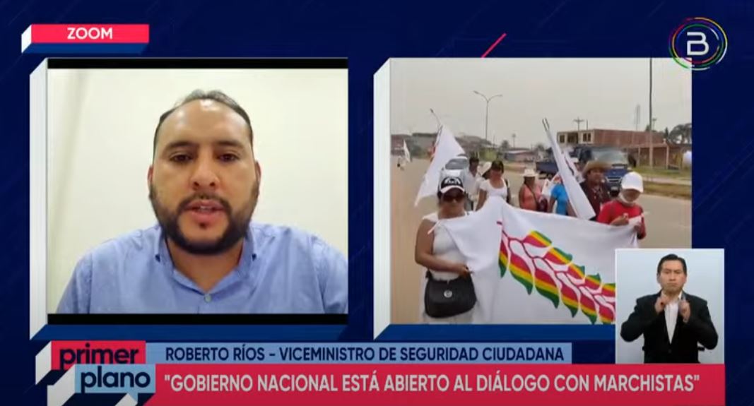 Viceministro invita a dialogar a los marchistas y a que hagan conocer su pliego petitorio de manera oficial
