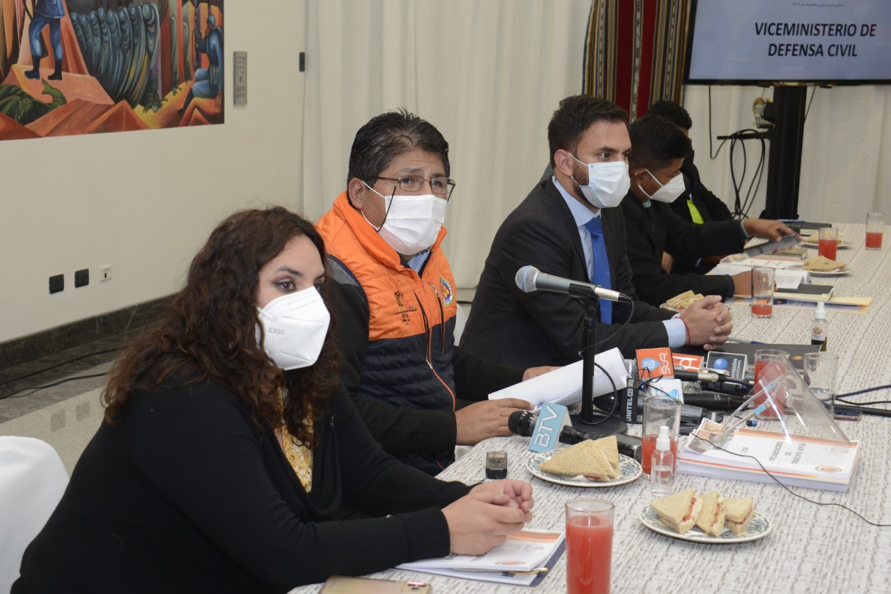 Gobierno aprueba Plan Nacional de Emergencias 2021 con un presupuesto de Bs 64,3 millones