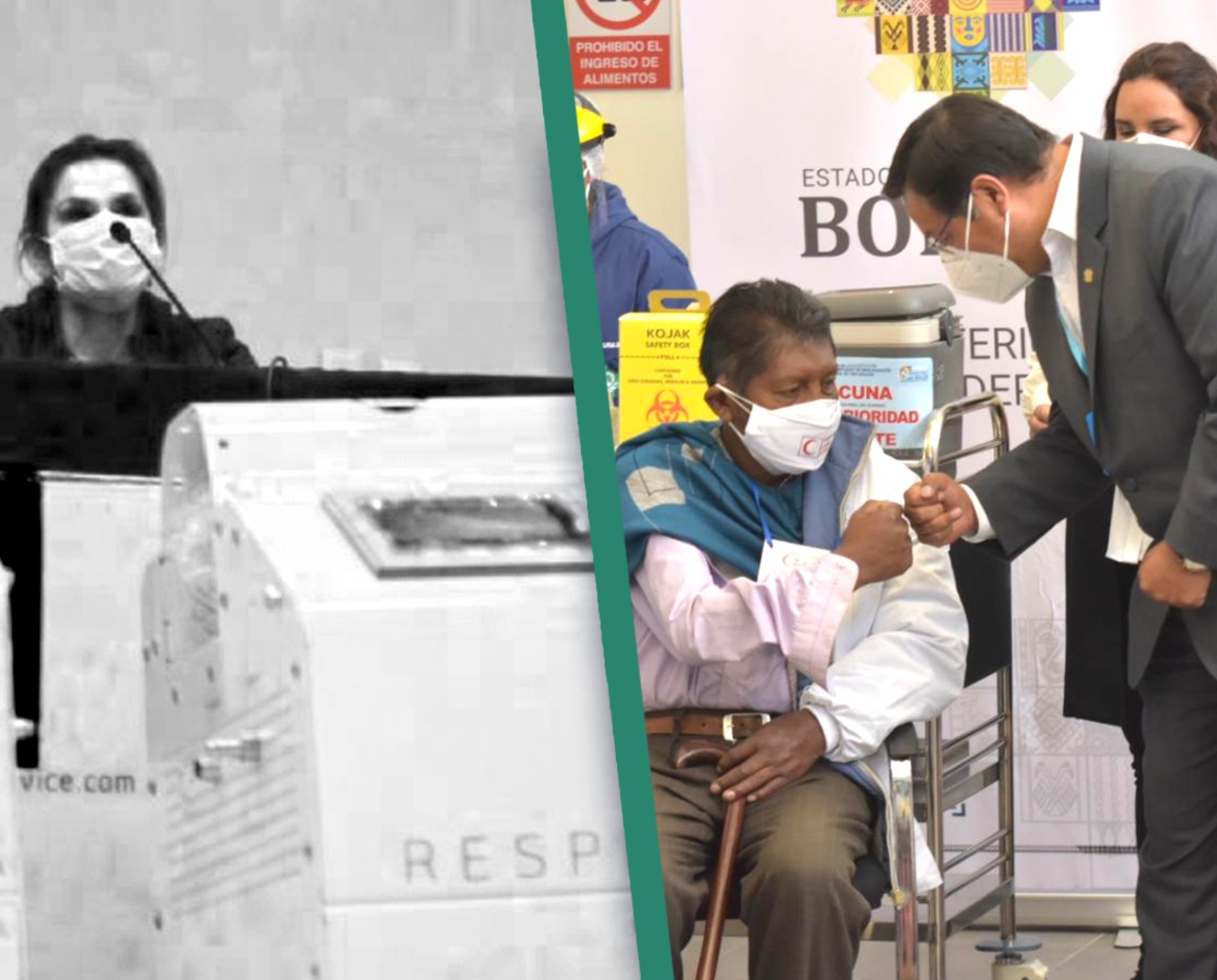 Un año de pandemia en Bolivia: Del caso respiradores a la inmunización masiva