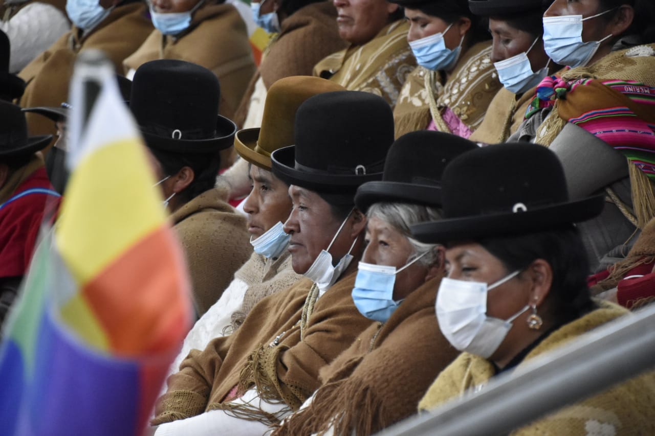 Presidente Arce destaca el rol de las mujeres durante los 11 meses del golpe de Estado