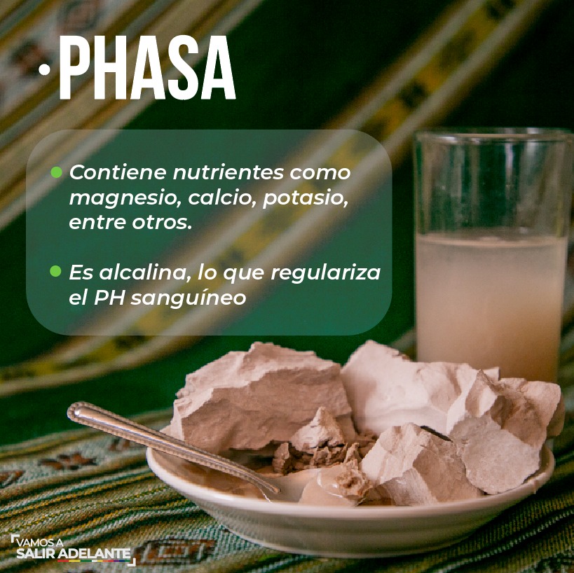 Medicina tradicional: Phasa un antiséptico y microbicida contra la acidez excesiva