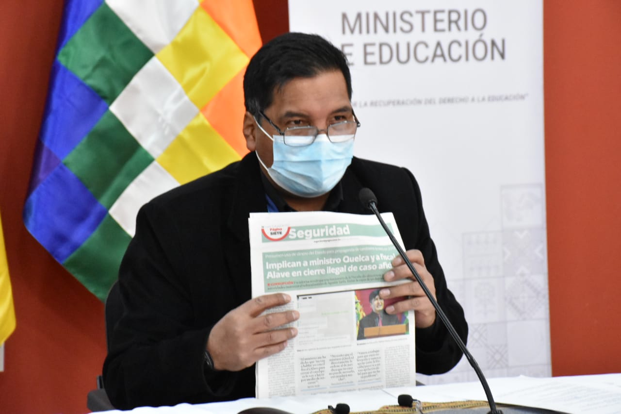 Ministro de Educación desmiente supuesta vinculación en caso de corrupción