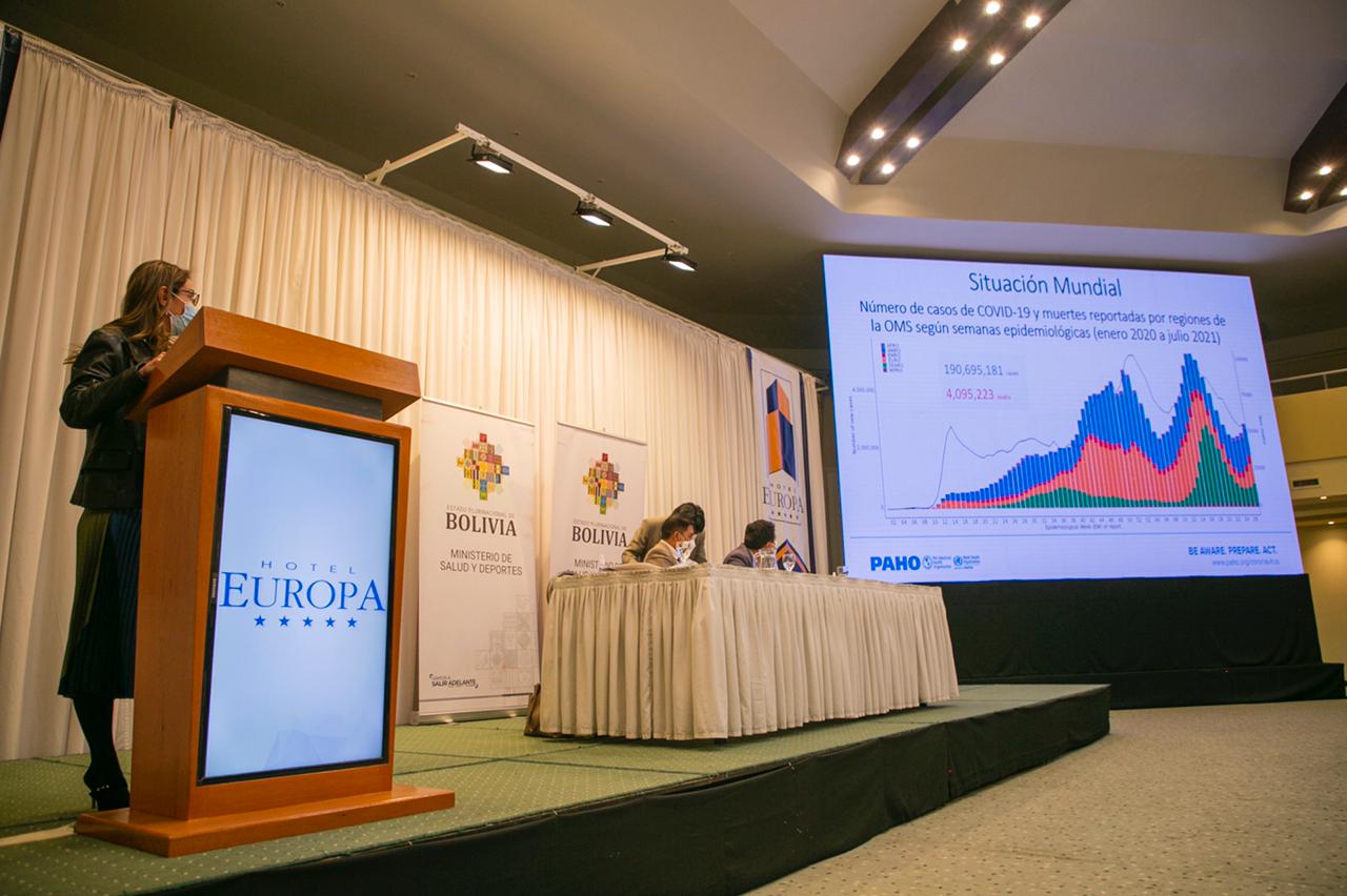 OPS/OMS: Bolivia tiene el menor índice de letalidad de Sudamérica y menos casos positivos de COVID-19