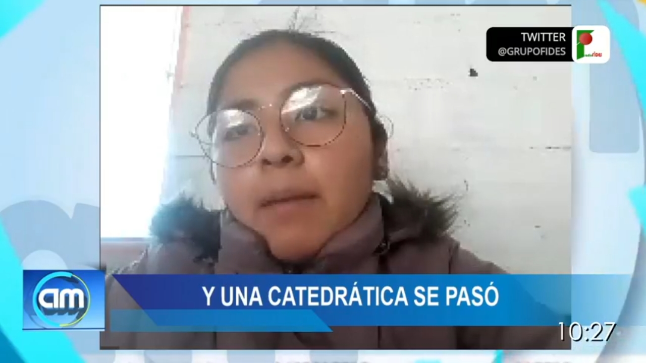 Denuncian a docente universitaria por trato discriminatorio en Tarija y Ministerio de Educación investigará el hecho