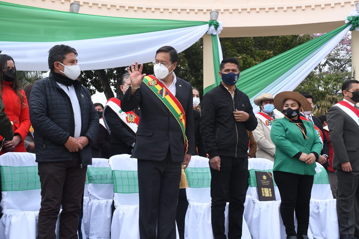 Presidente Arce rinde homenaje a la provincia Gran Chaco en Tarija en su 145 aniversario