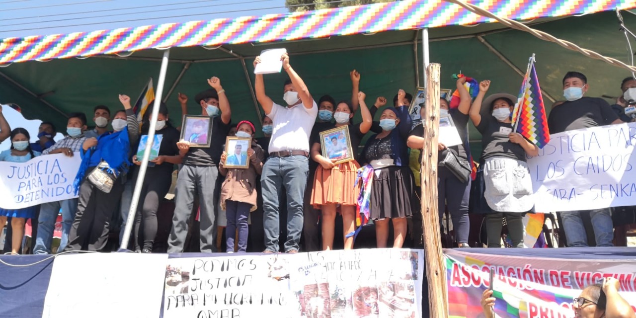 Angélica Calle: “Yo les pido fiscales, ya se sabe que hubo masacre y golpe de Estado, ahora les toca a ustedes hacer justicia”