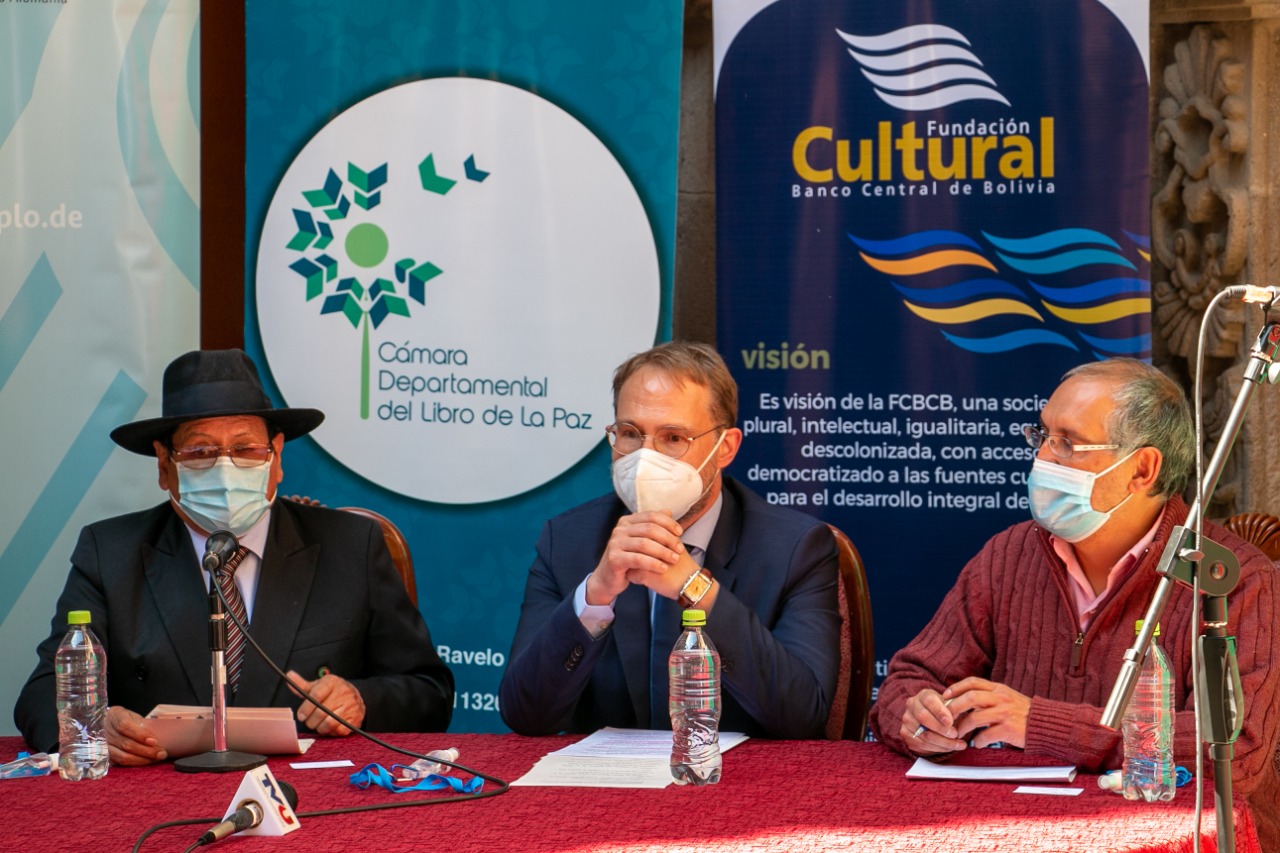 Presentan la 25 Feria Internacional del Libro en La Paz con Alemania y la Fundación Cultural del BCB como invitados