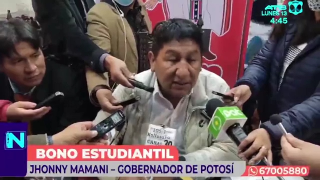 Potosí: Se iniciará el pago del “Bono estudiantil” de Bs 500 desde el 21 de septiembre