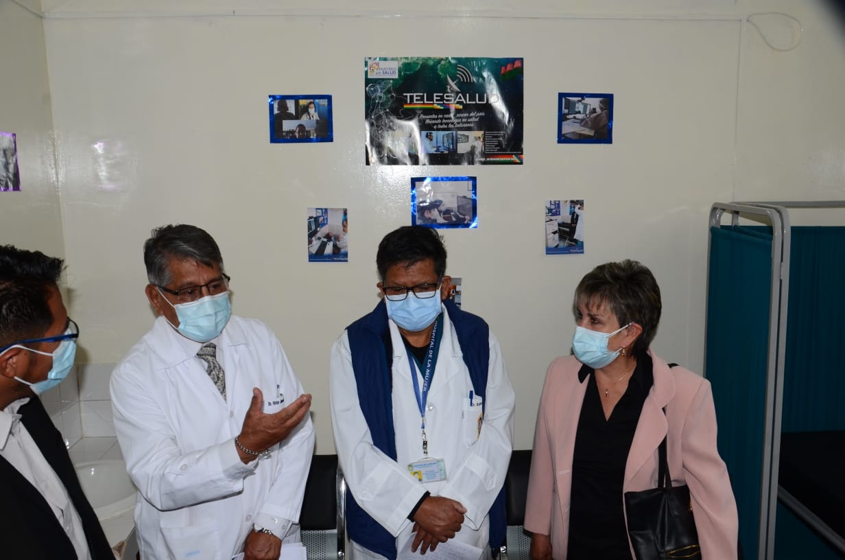 Hospital de la Mujer llegará con atención a municipios de La Paz mediante el programa Telesalud