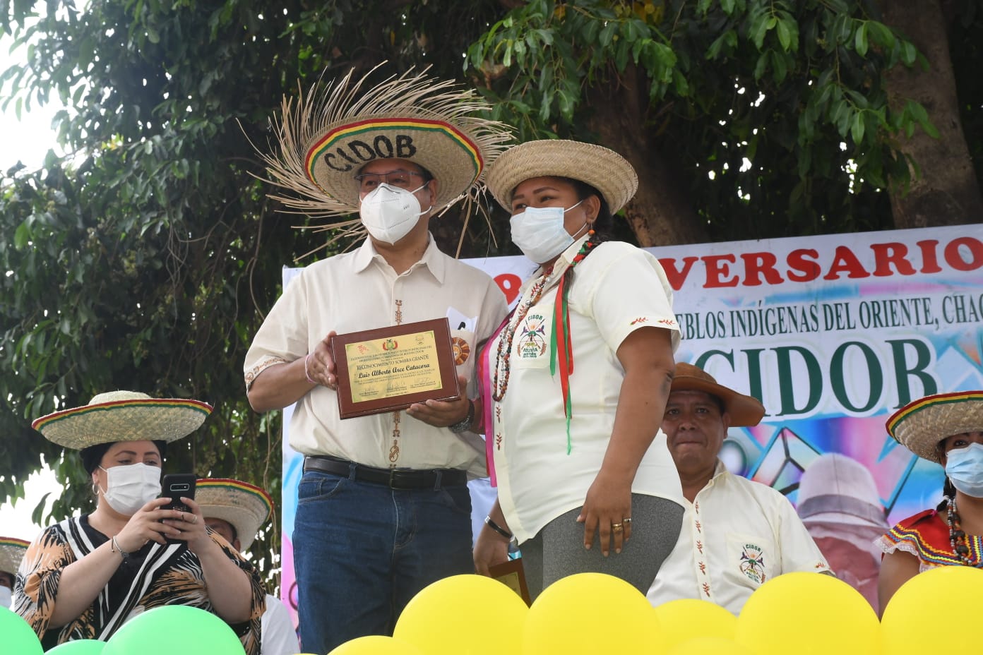 En el aniversario de la Cidob, presidente Arce plantea financiamiento para los pueblos indígenas y una empresa comunitaria