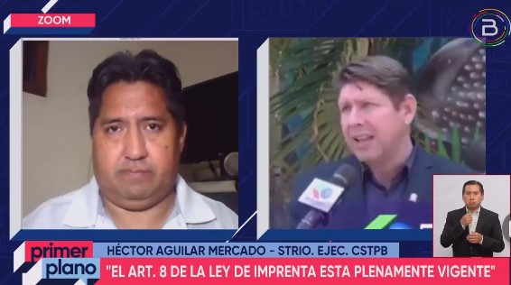 Confederación de la prensa rechaza amenazas y acusaciones de diputado de Creemos contra periodista de Bolivia Tv