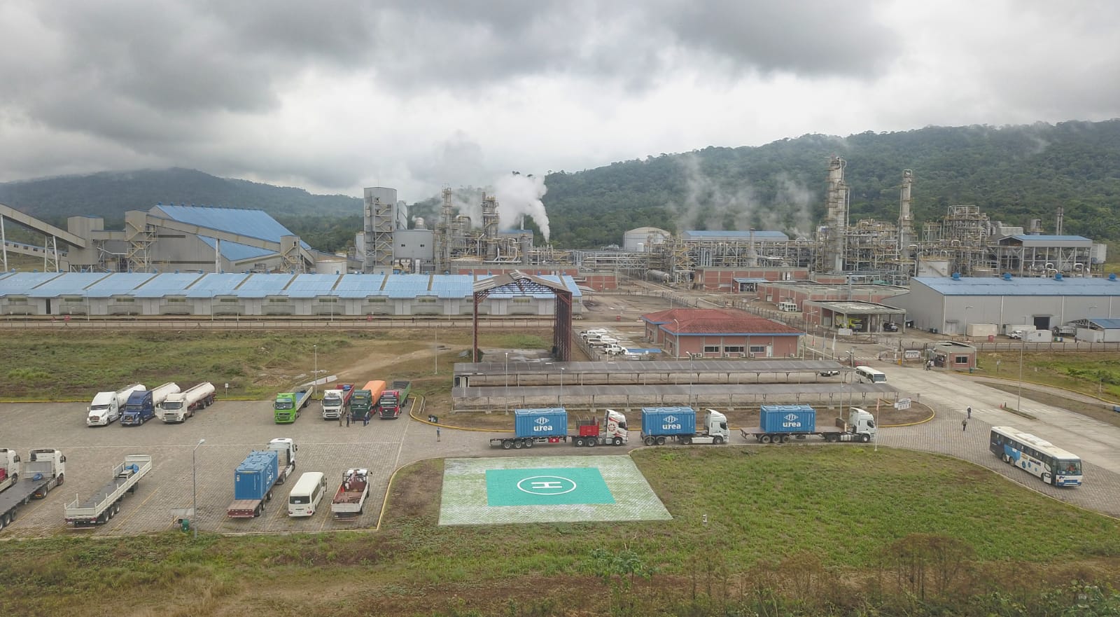 Planta de Amoniaco y Urea asegura la producción continua para abastecer mercados interno y externo