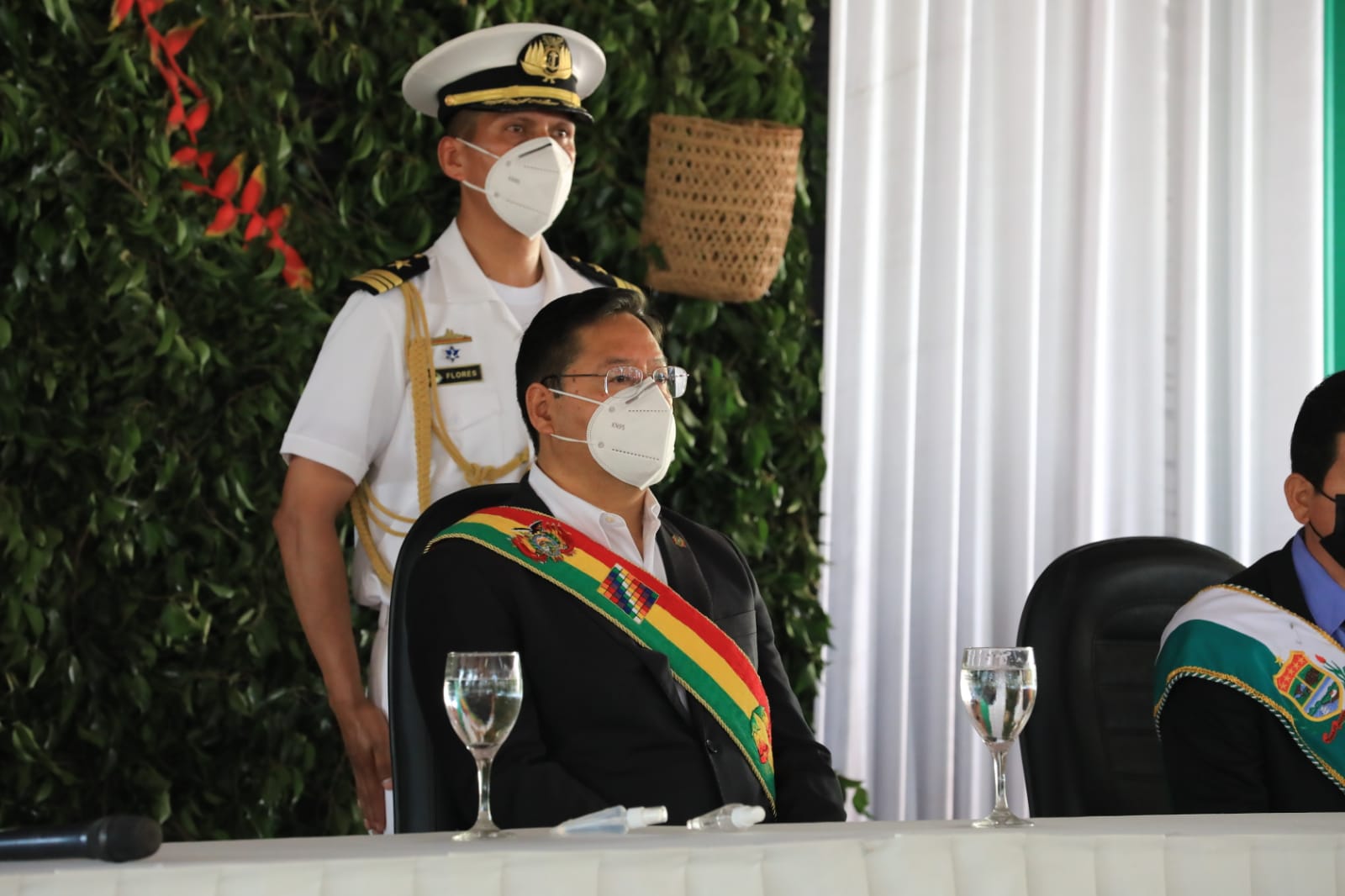 Presidente participa en actos protocolares por aniversario de Pando y en conmemoración a los 119 años de la Batalla de Bahía