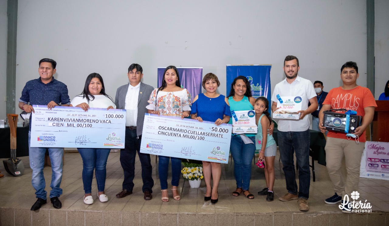 Lotería Nacional entrega premios por más de Bs 150.000 en Santa Cruz