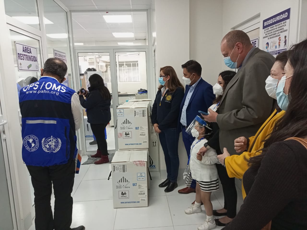 Bolivia recibe 3.452.270 dosis de vacunas del mecanismo COVAX en lo que va el año