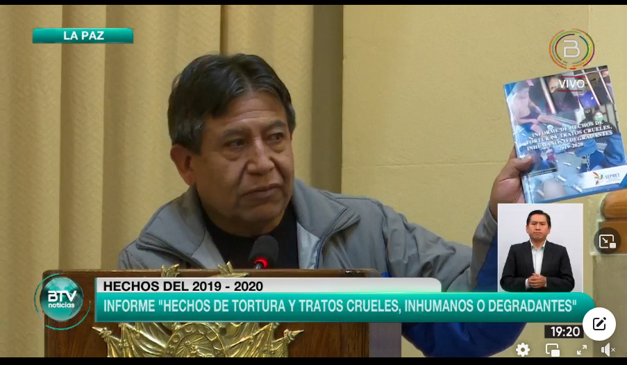 Choquehuanca pide a operadores judiciales que “cumplan con su trabajo” y hagan justicia para víctimas del golpe de Estado