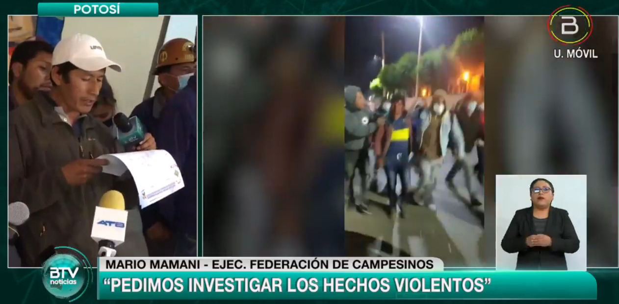 Campesinos de Potosí se declaran en emergencia y responsabilizan a Comcipo por la muerte de Basilio Titi