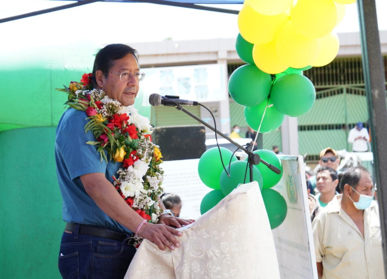 Arce asegura que el Proceso de Cambio es la solución a los problemas del pueblo boliviano