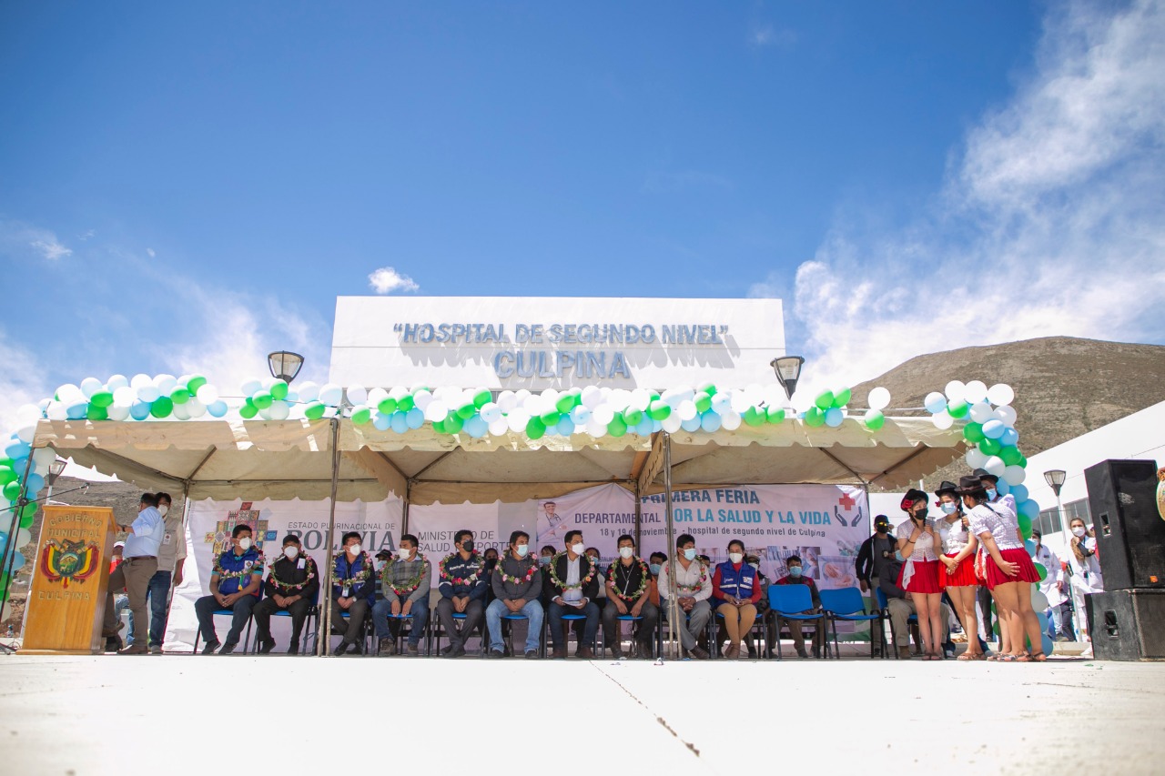 Salud consolida contratos e inicia equipamiento del hospital de Culpina por más de Bs 50 millones