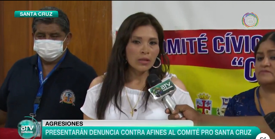 Afines al comité cívico pro Santa Cruz agreden también a una embarazada y a una mujer de pollera a quien le roban Bs 500