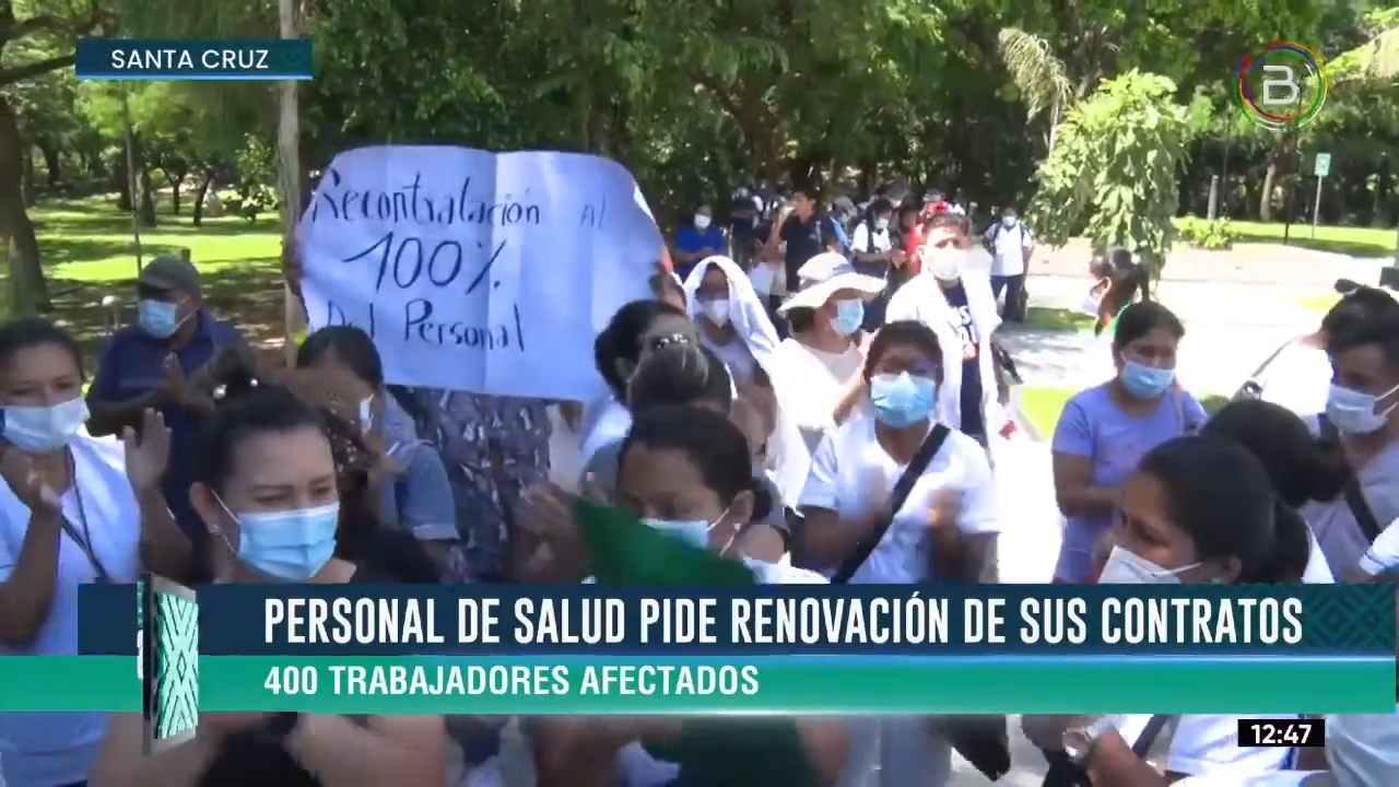 Santa Cruz: 400 trabajadores de salud piden renovación de contratos a la alcaldía cruceña
