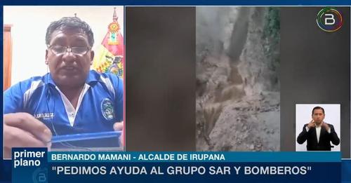 Alcalde de Irupana confirma desaparición de un profesor tras caída de mazamorra