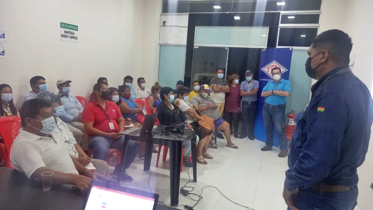 YPFB socializa características y ventajas del servicio de gas domiciliario en Yacuiba