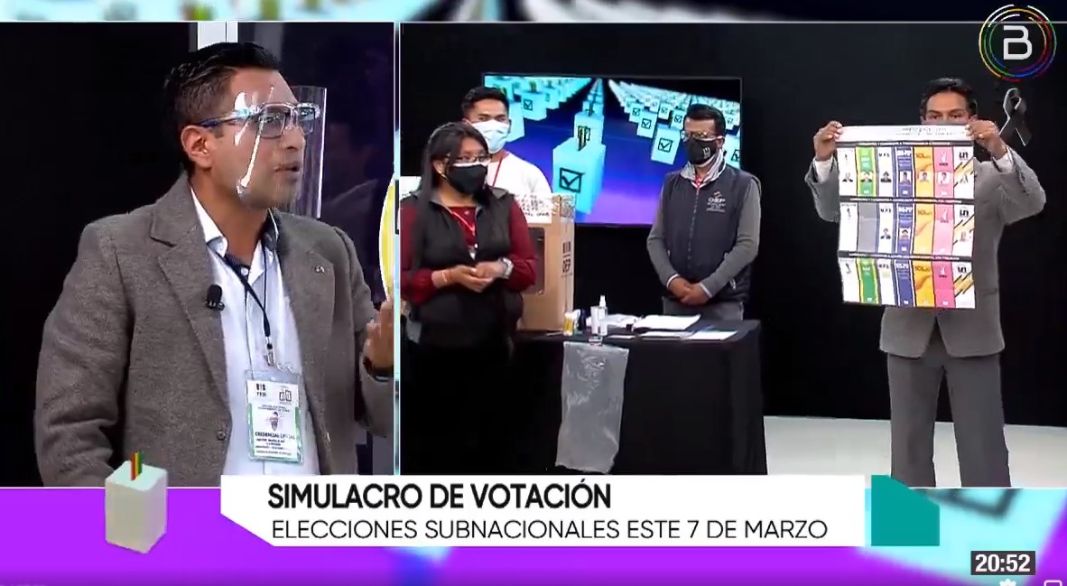 Sifde-La Paz: El ciudadano recibirá este domingo dos papeletas y podrá marcar cinco veces