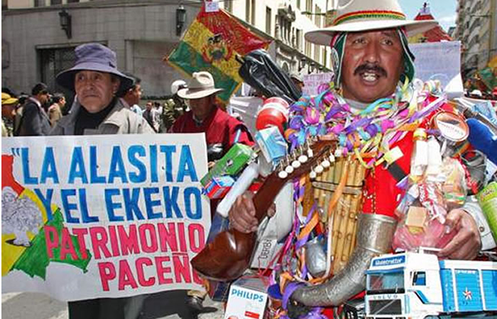 Artesanos y expositores de la feria de Alasita 2021 de La Paz pueden ofertar sus productos vía virtual