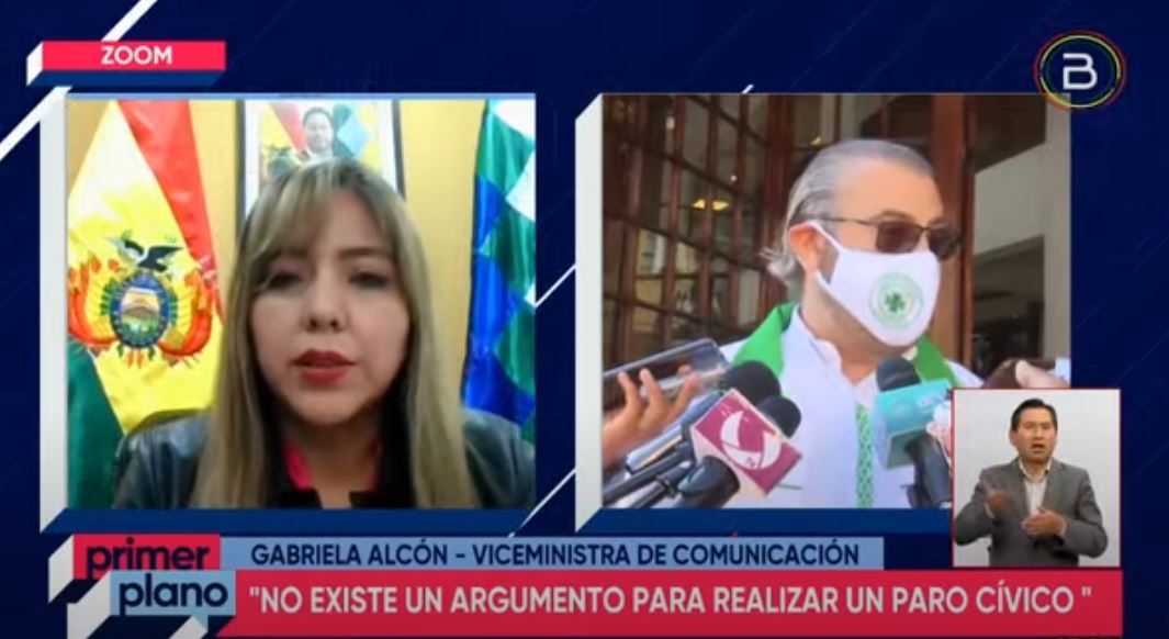 Viceministra: Movilización de cívicos y políticos opositores busca impunidad al golpe de 2019 y desestabilizar al gobierno