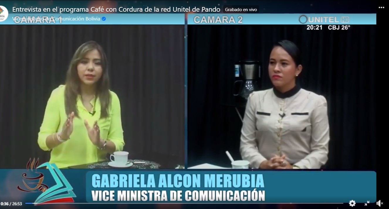Viceministra socializa en Pando el Plan contra el COVID-19 y anuncia lanzamiento del prerregistro