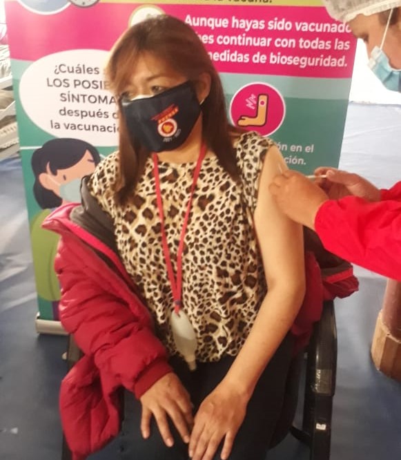 Periodistas de Oruro mañana reciben segunda dosis de la vacuna contra el COVID-19, un 70% del sector ya fue inmunizado