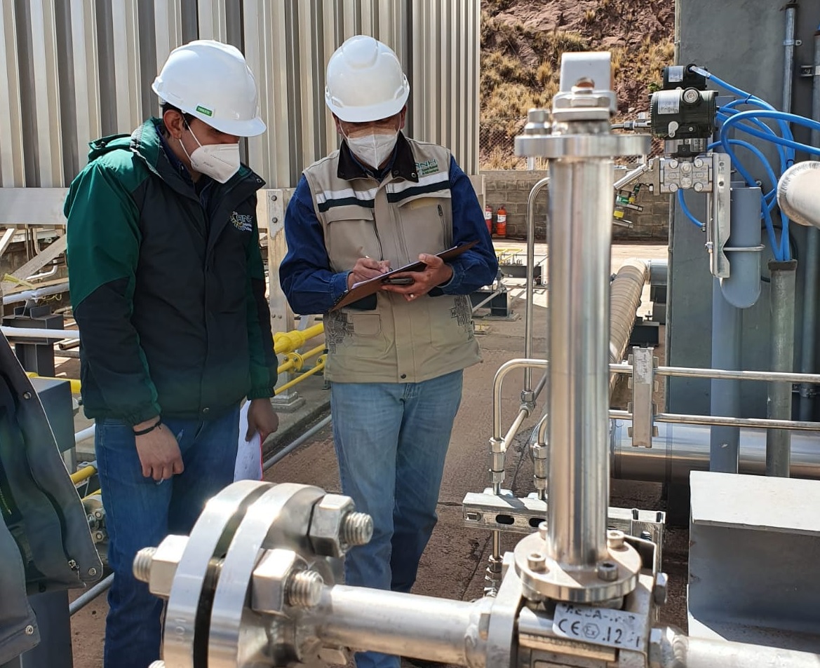 Supervisión a regasificadoras de San Julián, Guarayos y Desaguadero verifica normal suministro de gas a la población y al sector industrial