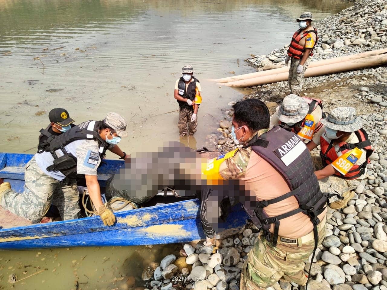 La Paz: Armada Boliviana rescata el cuerpo de uno de los tres desaparecidos en el río Mapiri