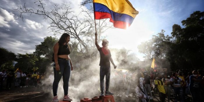 Colombia inicia jornada de rebelión nacional, Duque llama al diálogo