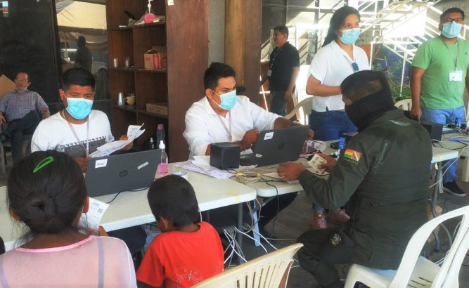 Subnacionales: TED Santa Cruz habilita puntos en seis municipios para entregar certificados de impedimento