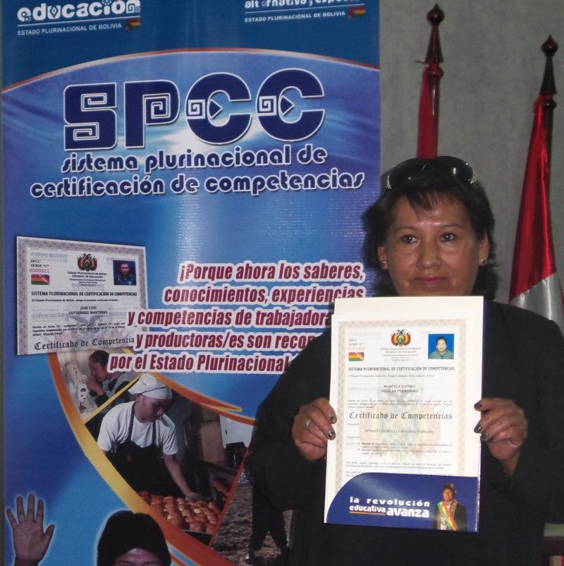 Educación otorgó 66.405 certificados de competencias en Bolivia
