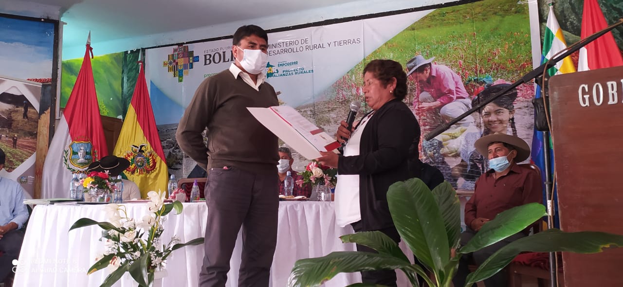 Chuquisaca: Gobierno suscribe convenios productivos por Bs 5,8 millones en el municipio de Camargo