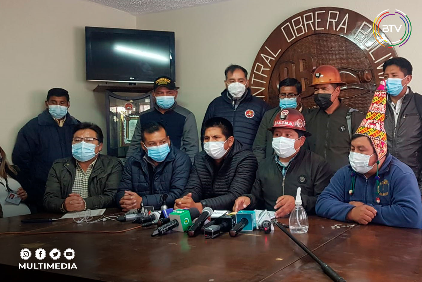 COB y Pacto de Unidad iniciarán cumbres departamentales para la reactivación económica del país el jueves