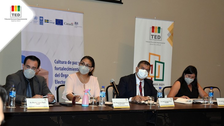 Subnacionales: Autoridades, FFAA, Policía y el PNUD coordinan tareas de salud y seguridad en Santa Cruz