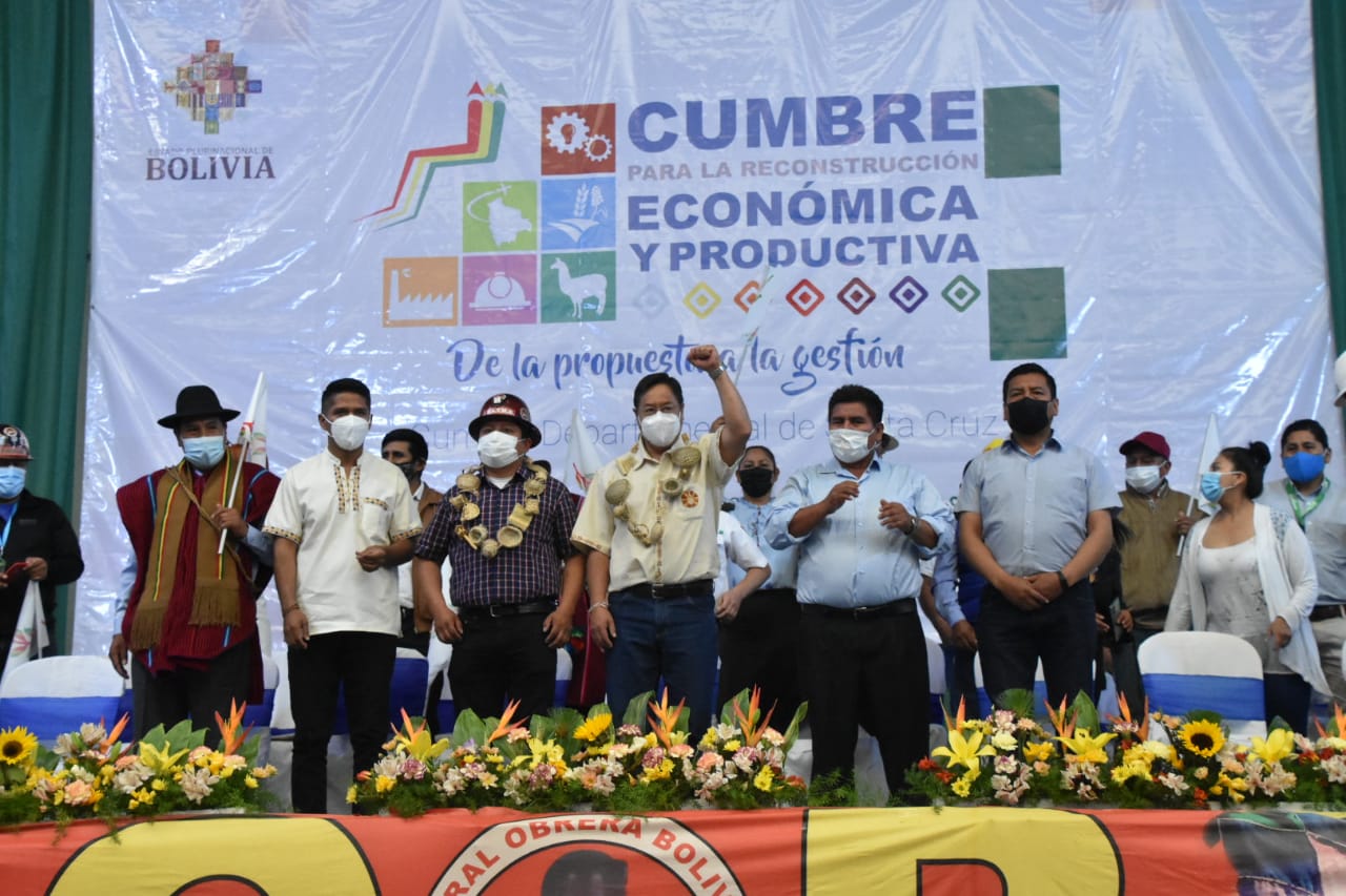 Presidente inaugura quinta Cumbre para la Reconstrucción Económica y Productiva en Santa Cruz (adelanto)