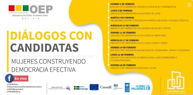 Subnacionales: El TSE inicia ciclo de diálogos y capacitaciones para candidatas