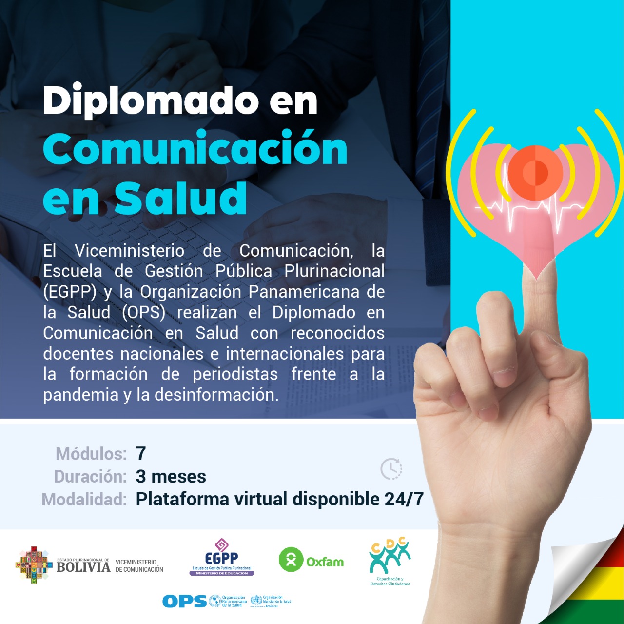 Diplomado en Comunicación en Salud inicia quinto módulo con alta participación y rendimiento de los participantes