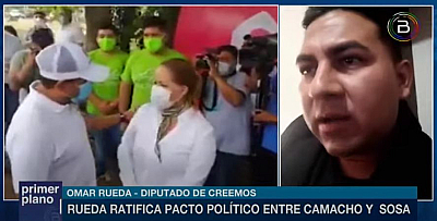 Diputado de Creemos denuncia pacto Camacho-Sosa para distribuirse cuotas de poder en Santa Cruz