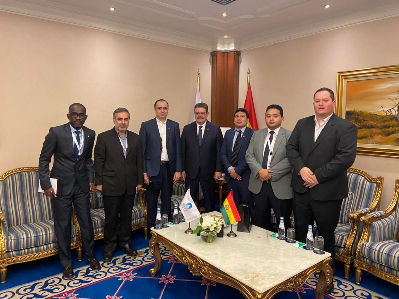 Presidente de YPFB se reúne con sus pares de Rusia y Argelia