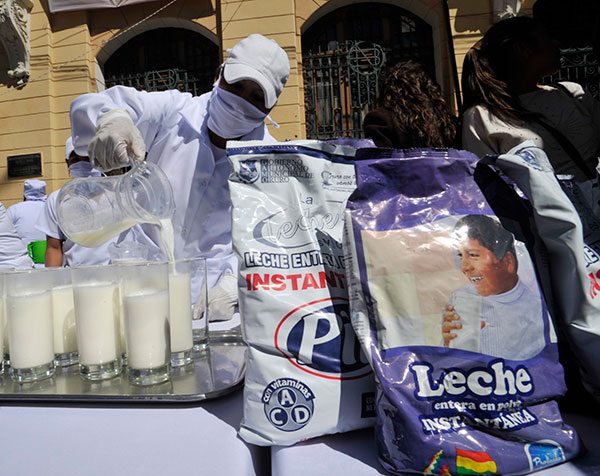 Consumo per cápita de leche incrementa de 42,6 a 64,5 litros en Bolivia en nueve años